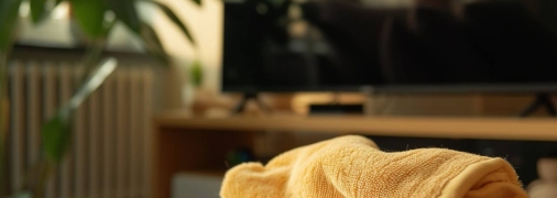 Чтобы идеально протереть экран телевизора, нужно знать несколько секретов (изображение создано с помощью ИИ)