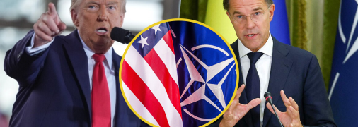 Дональд Трамп и Марк Рютте