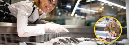 Магазин морепродуктов