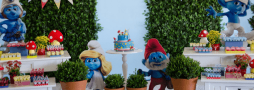 25 супер-идей, как организовать день рождения для фаната смурфиков