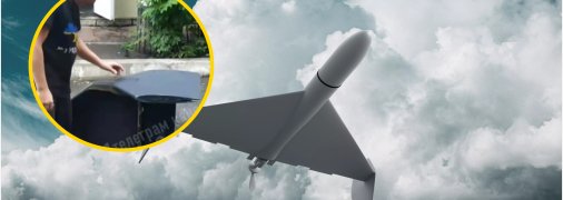 Уламки ворожих дронів стають забавками для малих українців