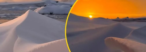 Снігові карнизи біля станції Вернадський, фото: Зоя Швидка