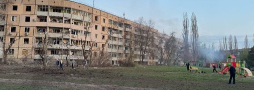 Місце атаки росіян по Кривому рогу