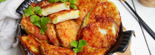 Кабачки в сырном кляре