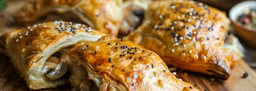 Пирожки с грибами – отличный вариант перекуса (изображение создано с помощью ИИ)