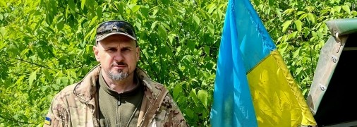 Олег Сенцов захищає Україну на фронті