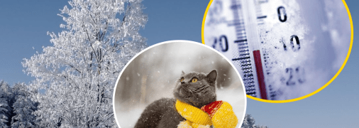 Морозы не отступают из Украины