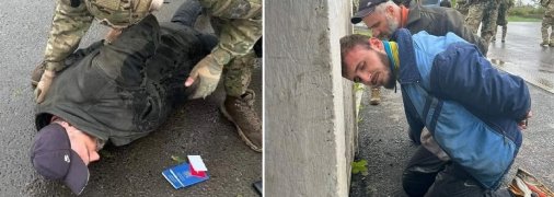 Фото затримання нападників