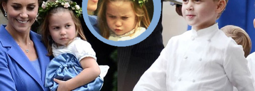 Принц Джордж и принцесса Шарлотта привлекли внимание публики на свадьбе: ФОТО