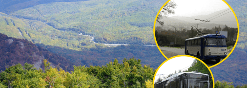 Кримський тролейбус вражав краєвидами на маршруті