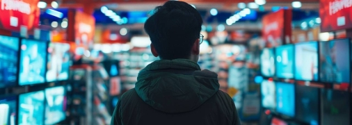 Секрети вибору ідеального телевізора (фото створене з допомогою ШІ)