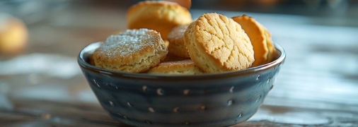 Рассыпчатое печенье по этому рецепту просто тает во рту (изображение создано с помощью ИИ)