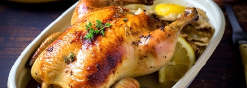 Запеченная курица в кофейном маринаде