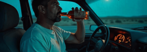 Употребление алкоголя за рулем