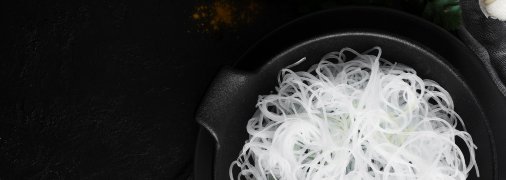 Скляна локшина звареною - дуже еластична