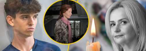 Мать подозреваемого в убийстве Фарион провела странный "ритуал" в суде (видео)