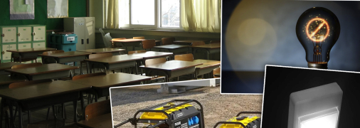 Сделать школы и детские сады независимыми от отключений света задача непростая. Фото Коллаж "Телеграфа"