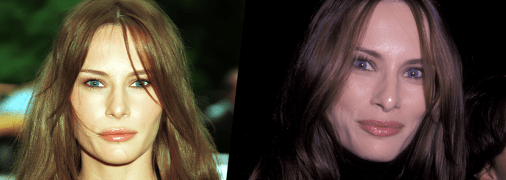 Мелания Трамп в 90-х