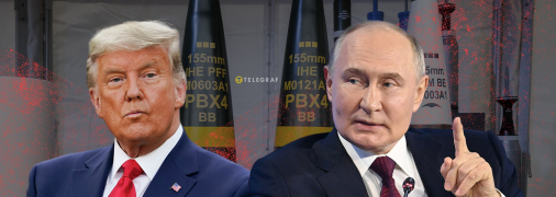 Трамп и Путин. Коллаж "Телеграфа"