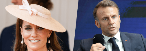 Между Эммануэлем Макроном и Кейт Миддлтон был интересный момент