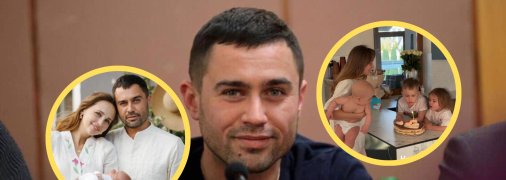 Орест Саламаха, його дружина і діти