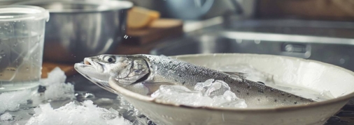 Есть действенные методы, которые помогут быстро разморозить рыбу (изображение создано с помощью ИИ)