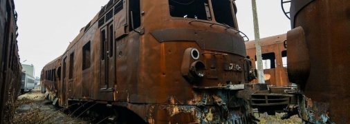 Поезда в Иловайске покрылись ржавчиной