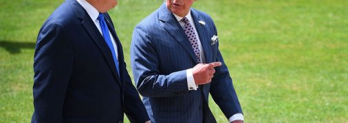 Дональд Трамп та король Чарльз III