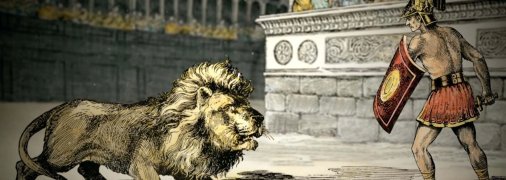 Бої гладіаторів зображали чимало античних та сучасних художників