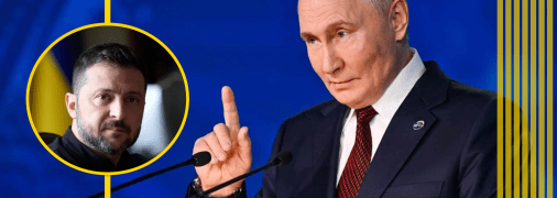 Володимир Путін і Володимир Зеленський