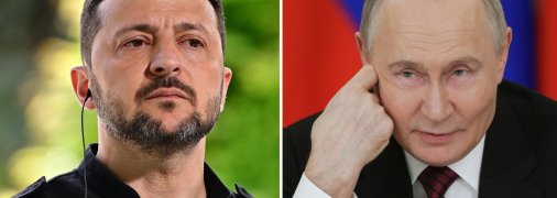 Владимир Зеленский и Владимир Путин