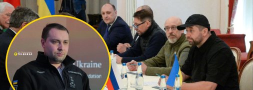 Кирило Буданов та учасники перших після початку великої війни переговорів між Києвом та Москвою