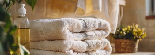 Полотенца становятся сырыми из-за неправильных условий хранения (изображение создано с помощью ИИ)