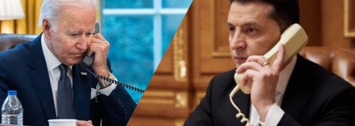 Джо Байден и Владимир Зеленский