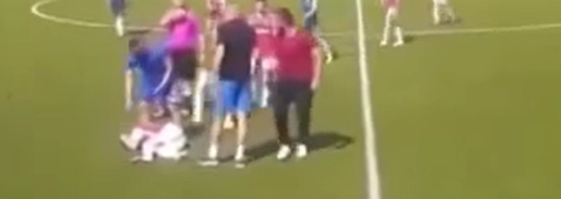 Мужчина сильно ударил юного игрока "Свалявы"