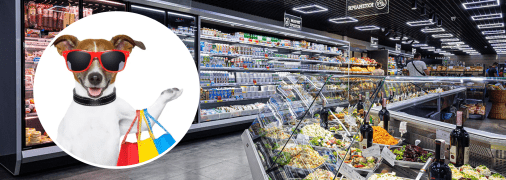 Собака в магазині