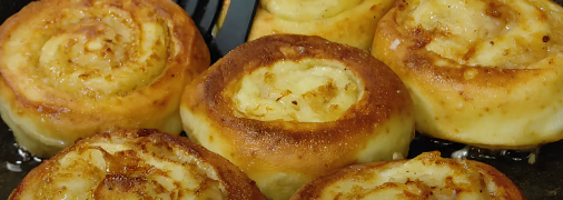 Ленивая домашняя выпечка на сковороде