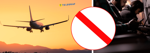 Самолет в небе