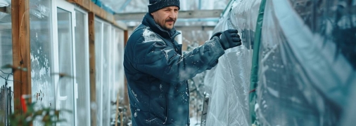 После зимнего сезона теплицу нужно привести в порядок (изображение создано с помощью ИИ)