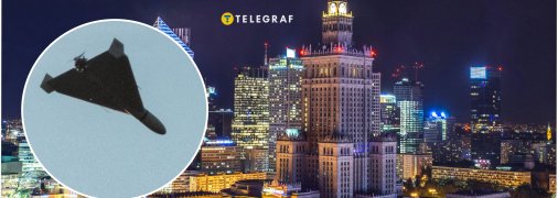 "Шахед" в небе над Польшей