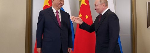 Лидер Китая Си Цзиньпин и российский диктатор Владимир Путин
