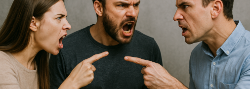 Люди сваряться