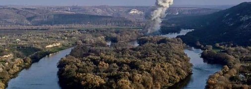 Последствия падения российской ракеты в Молдове