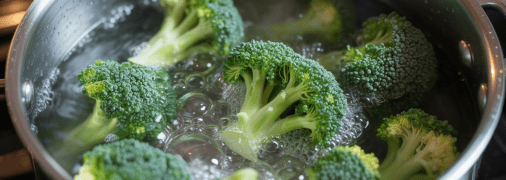 Вареная брокколи