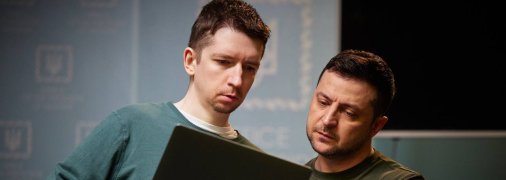 Дмитро Литвин та Володимир Зеленський