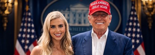 Дональд Трамп і Кеті Захарія