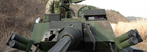 M242 Bushmaster на БМП M2 Bradley