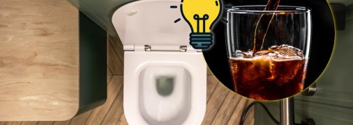 Чистый унитаз