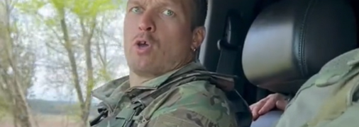 Усик ездил на позиции вместе с воинами 24-й бригады