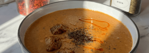 Суп с чечевицей, булгуром и рисом